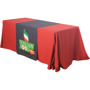 Custom-printed Italian food table cover 