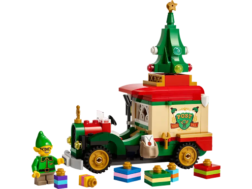 LEGO Christmas Elf display