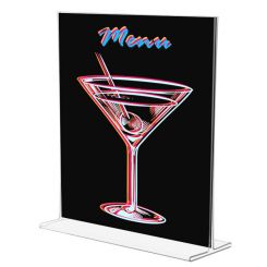 11" x 14" Top Loading Double Sided Plastic Sign Holder