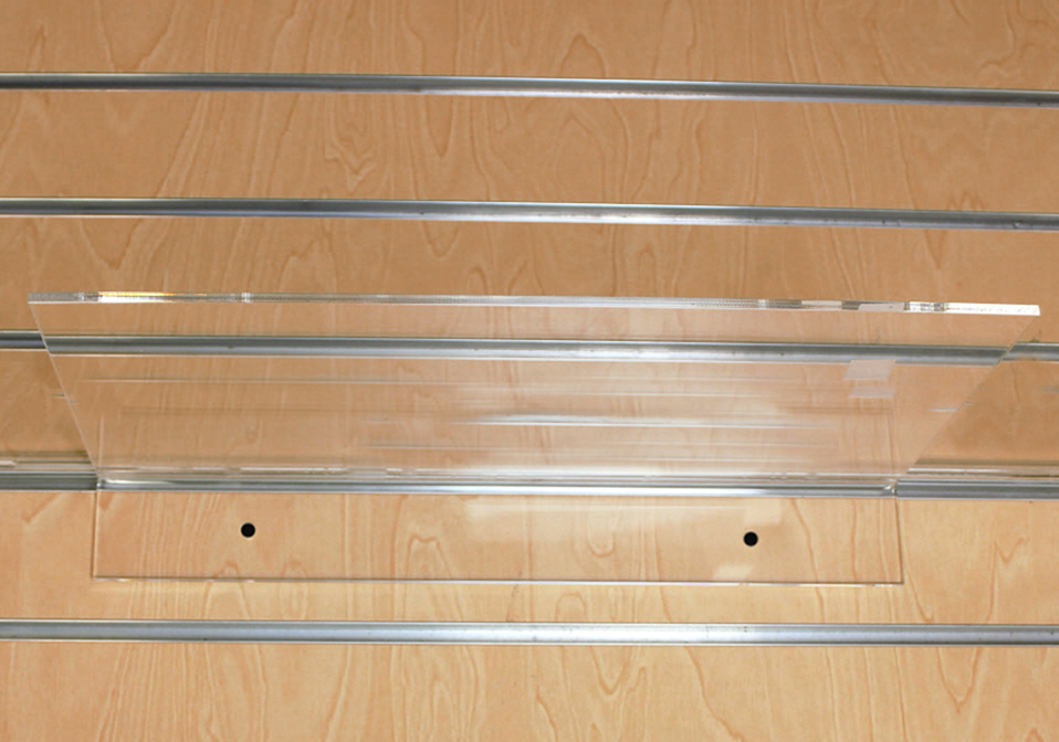 Deluxe Acrylic Shelf 24 X 8 X 2 ShopPOPdisplays   10243z 