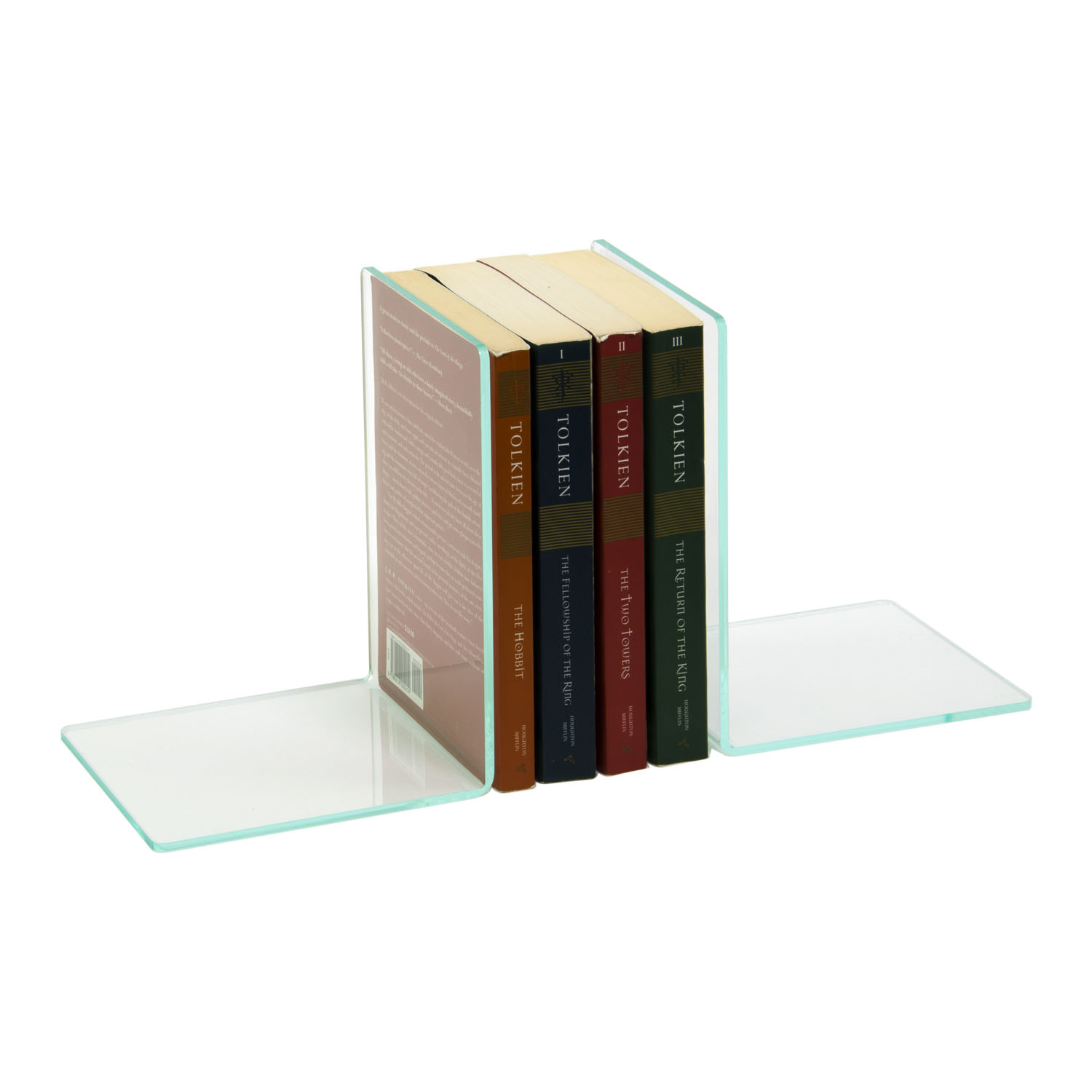 Green Edge Acrylic Book Ends - Buy Acrylic Displays | Shop Acrylic POP ...