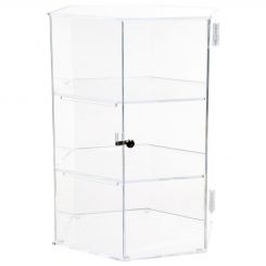 Acrylic Three Angled Shelf Display Cases