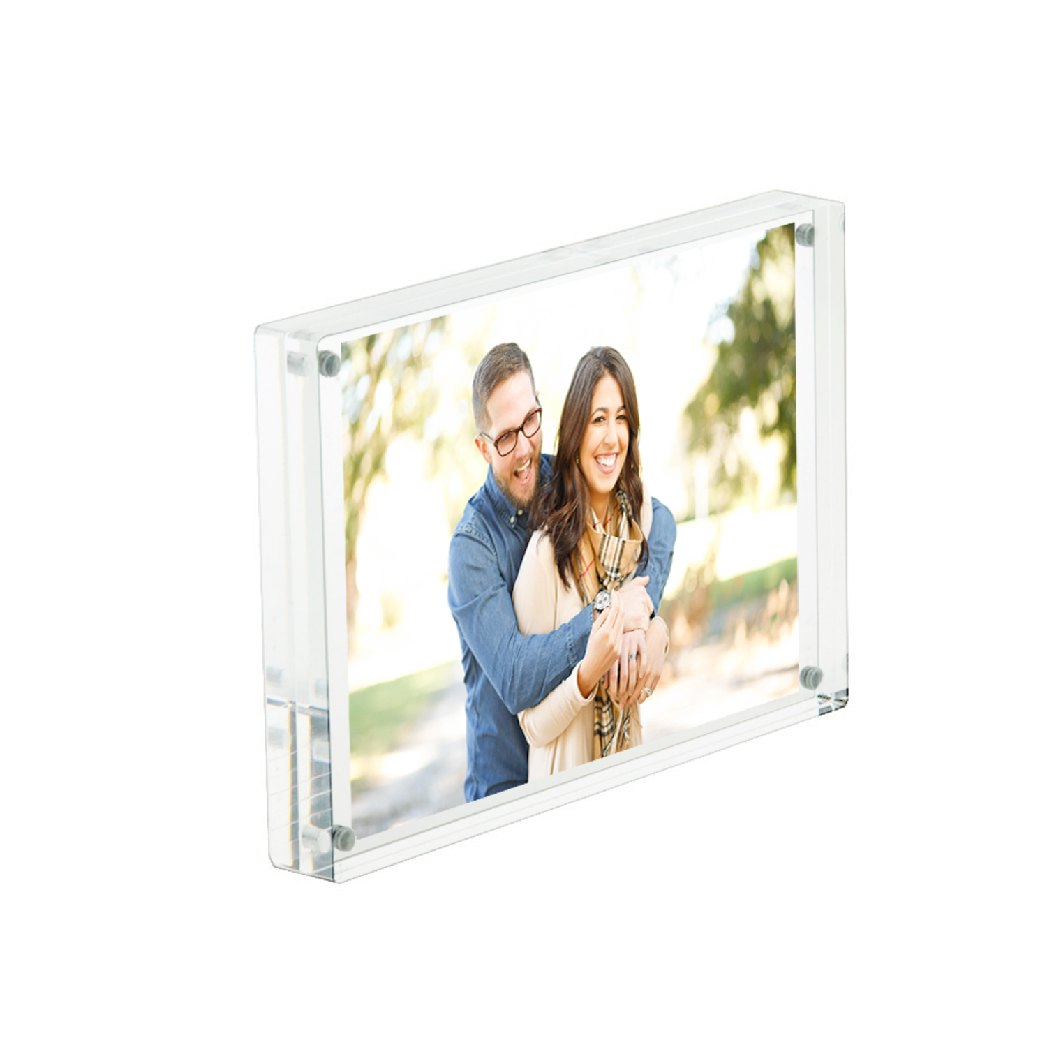 4X6 Picture Frames Black - Wood Frames with Acrylic Plexiglass for 3.5X5  with Ma