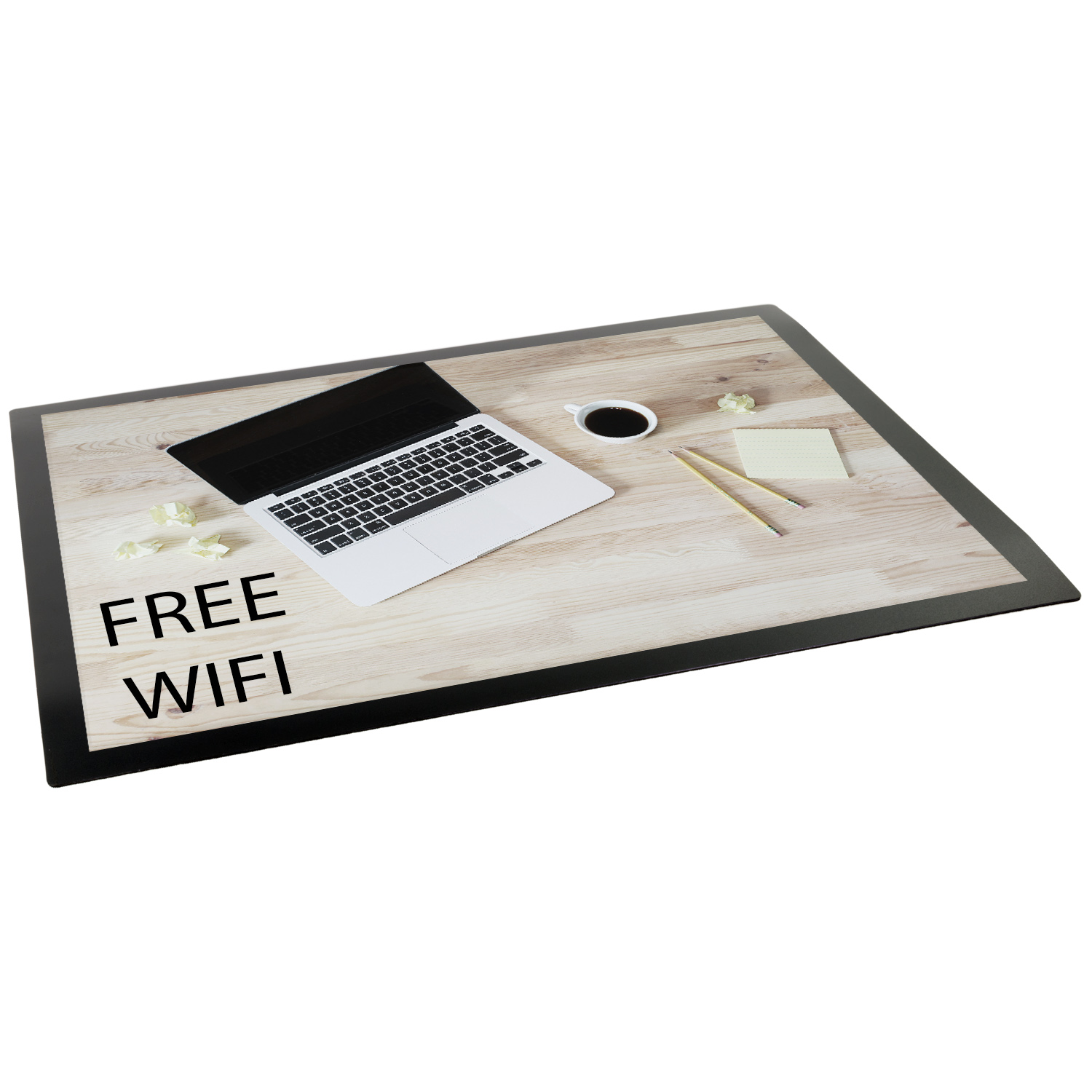 Black Counter Mat With Insert 18 X 24 ShopPOPdisplays   11204 3 