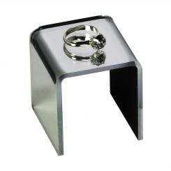 Mirrored Acrylic Risers and Cubes - Hollinger Metal Edge