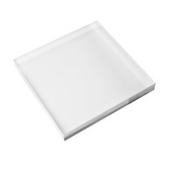 Solid Clear Acrylic Block - 8" x 8" x 1" Thick