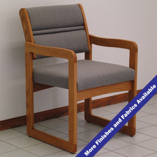 Single chair with armrest hot sale