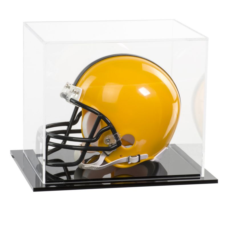 Mini Football Helmet LED Display Case