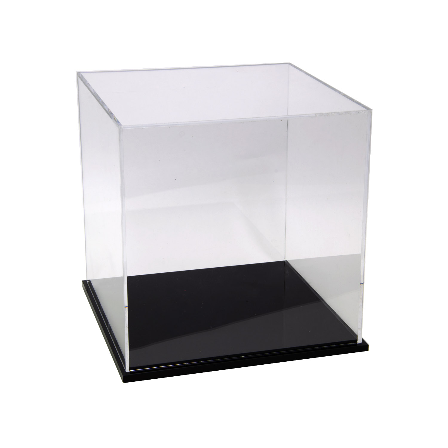 Shop FINGERINSPIRE Clear Acrylic Display Case with Black Base