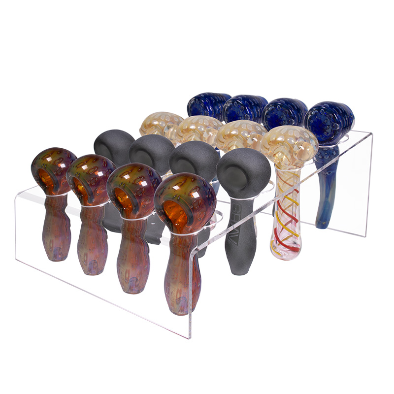 Glass Pipe with Metal Bowl and 5 Screens