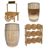 Shop Wood Barrels And Displays Now