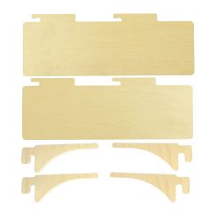 Wooden Shelves, Compatible with Floor Standing Display - Set of 2