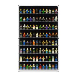 Wall Mounted Display Case for LEGO Minifigures - 12 Minifigs Wide