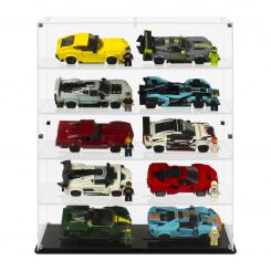 Display Case for LEGO Speed Champions- 2 Cars Wide