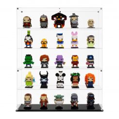 Display Case for LEGO® BrickHeadz 5 BrickHeadz Wide
