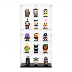 Display Case for LEGO® BrickHeadz 3 BrickHeadz Wide