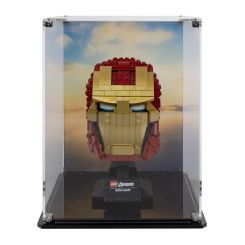 Display Case for LEGO® Marvel Iron Man Helmet 76165
