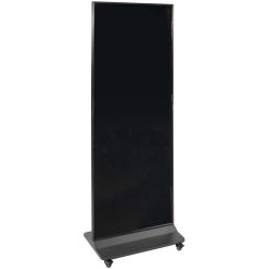 43" Digital Display Tower with Touch Screen and Movable Wheels