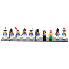 Display Stand for 10 LEGO Minifigures