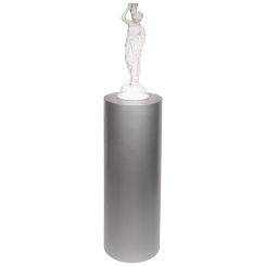 Silver Round Display Pedestal