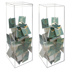 Acrylic Floor Standing Ballot Box Pedestal