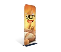 Fabric Banner Stand with Retractable Frame and Base
