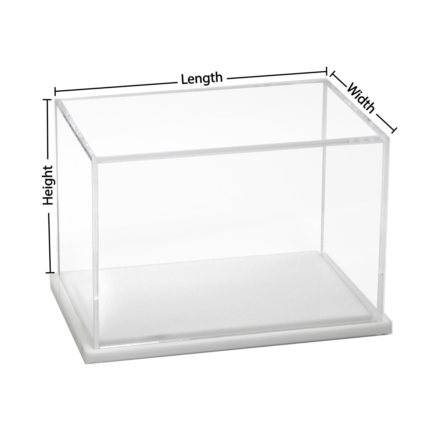 Outer Frame, Pedestal, and Exhibition Name : Acrylic Stand Parts
