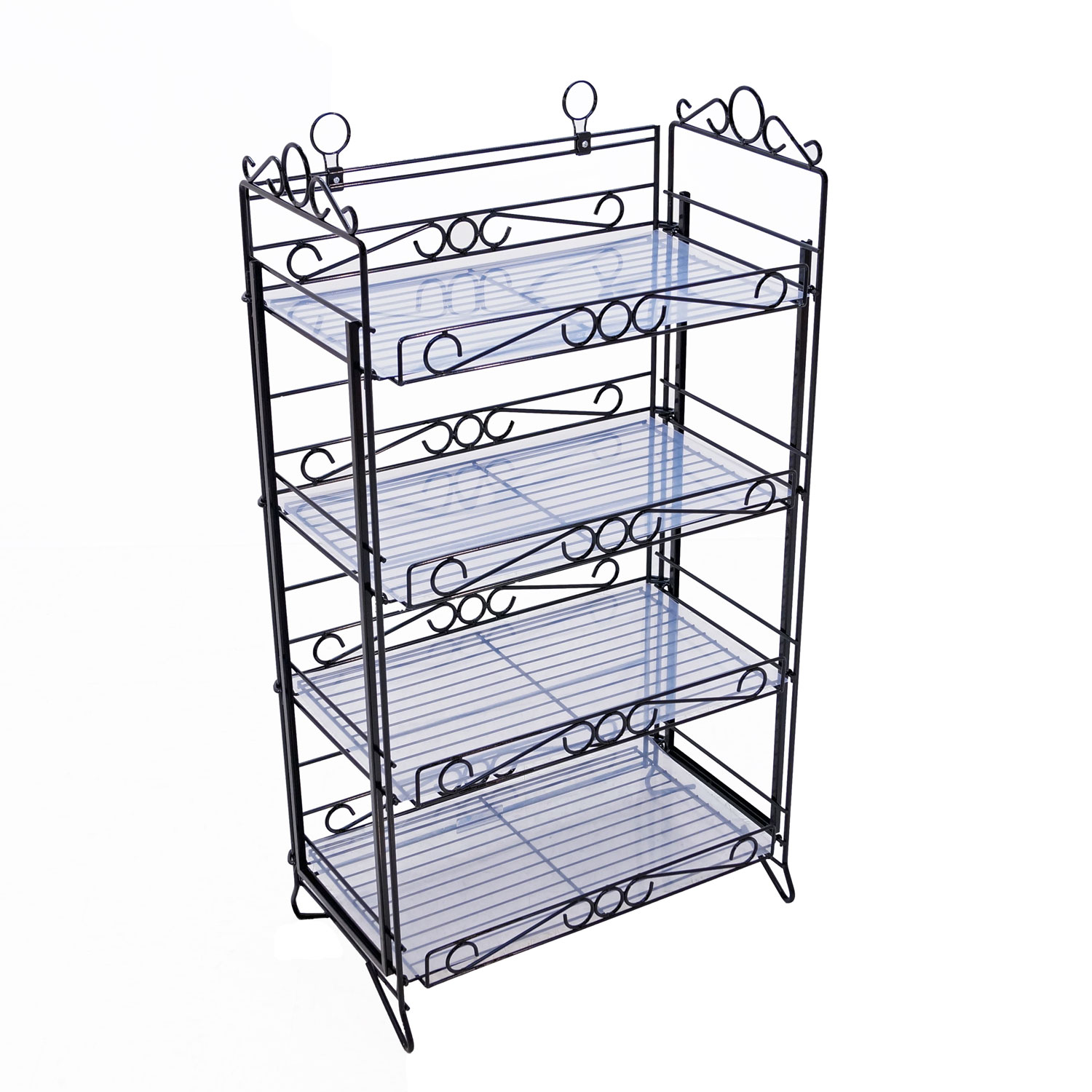 Black Portable Decorative Display Rack | shopPOPdisplays