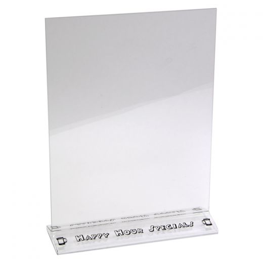 Acrylic Sign Holder, Clear Acrylic Stand