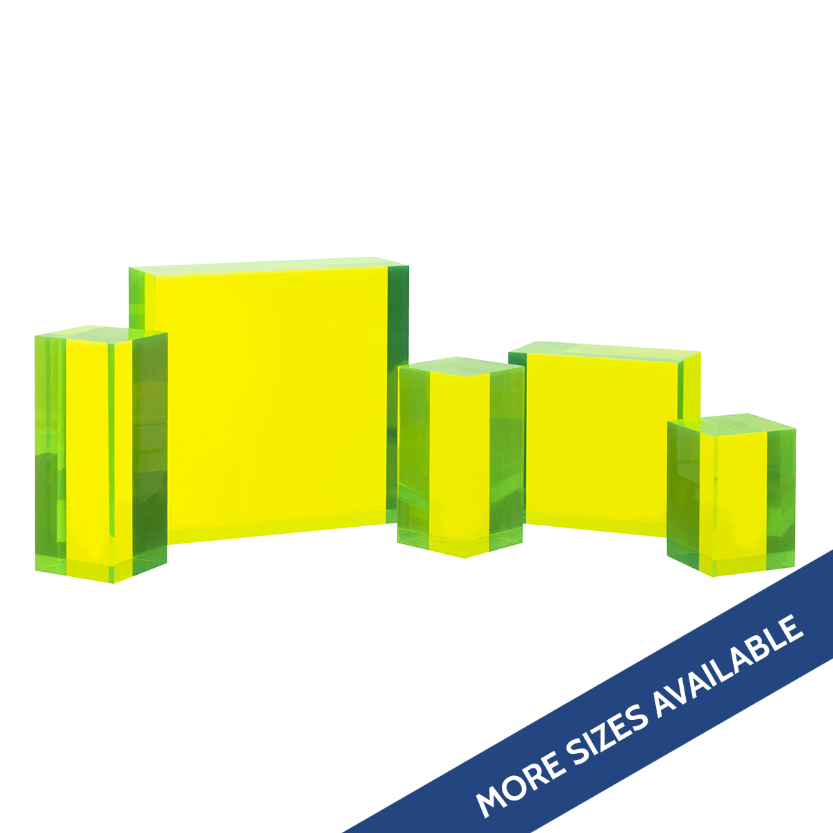 Risers & Cubes: Solid Acrylic Block 3 x 3 x 3