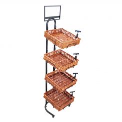 Floor Standing Basket Displays | shoppopdisplays.com