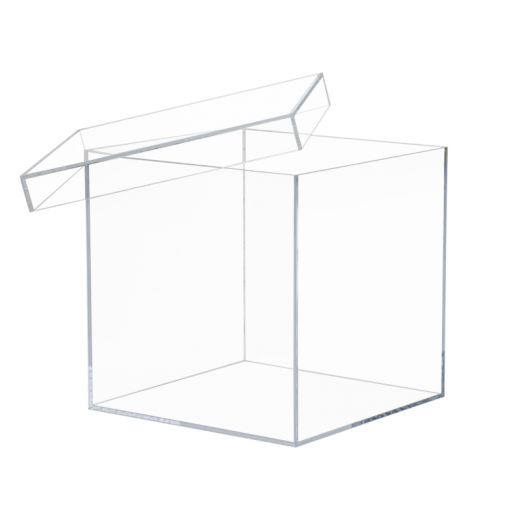 CHOICE ACRYLIC DISPLAYS Acrylic Box Case | 5 Sided Display Box | Acrylic  Cube 6x6x 6