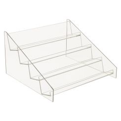 Acrylic Stair Step Displays & Risers - Plexiglass, Plastic