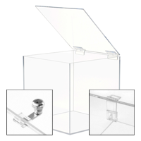 Acrylic Boxes with Hinged & Locking Lids